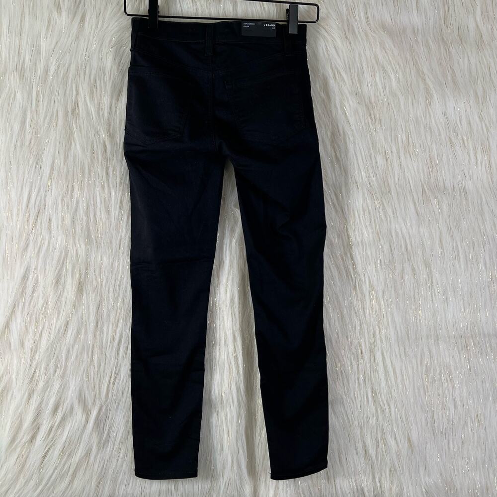 J Brand Super Skinny Skinny Pitch Low Rise Leggings Jeggings Jeans Black Stretch - Picture 4 of 11
